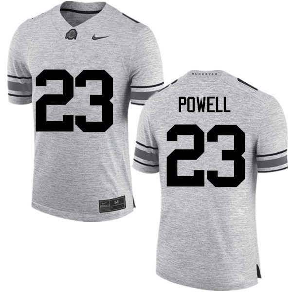 Ohio State Buckeyes #23 Tyvis Powell Men Player Jersey Gray